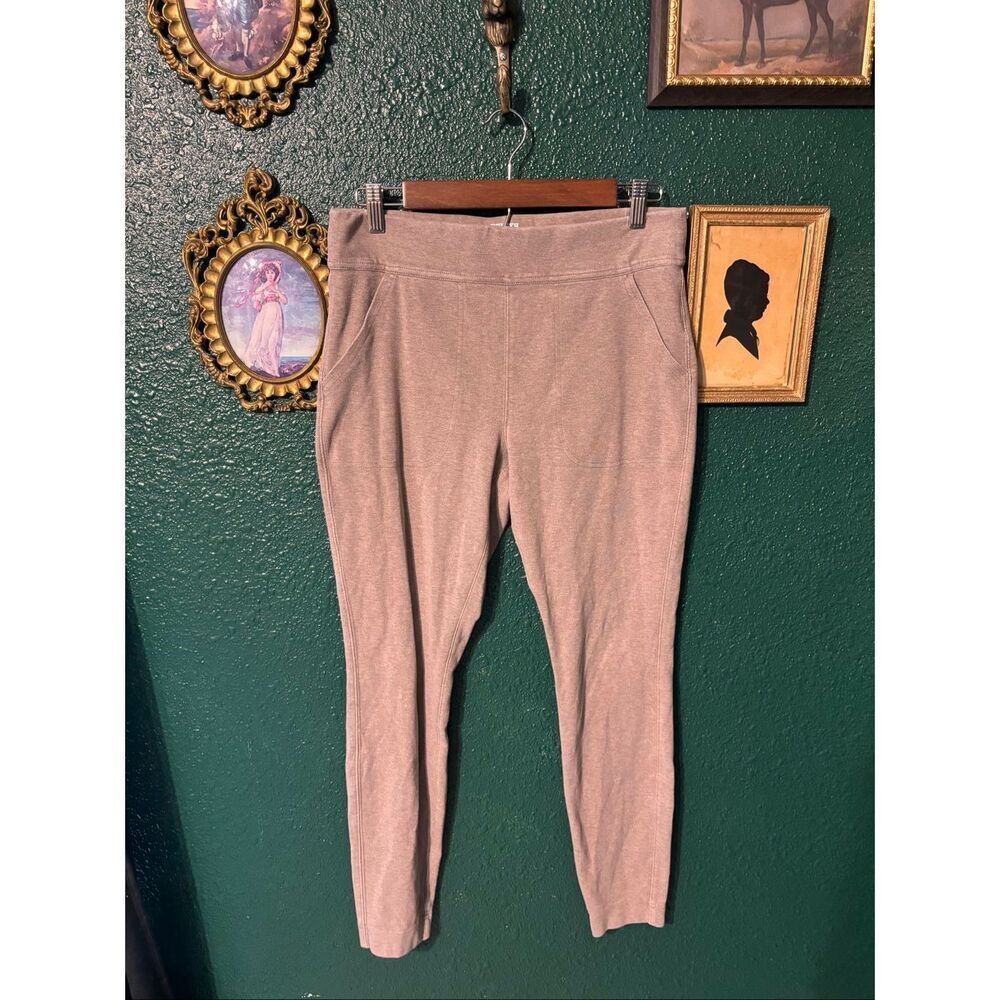 Duluth Tan Cotton Spandex Pull On Pants Sz Medium